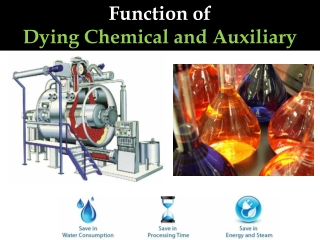 Function of dying chemical and auxiliary es