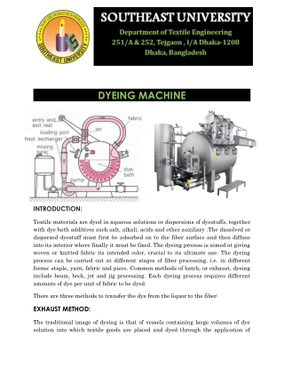 Dyeing machine