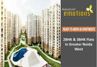 2bhk and 3bhk Flats In Greater Noida