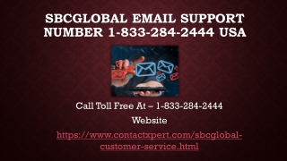 SBCglobal Service Phone 1833 284 2444 Number USA