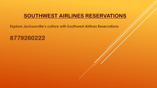 southwest Airlines Reservations