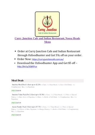 Curry Junction Café - Order Indian food online.