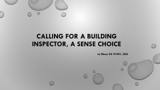 Best Home Inspector in La Mesa CA