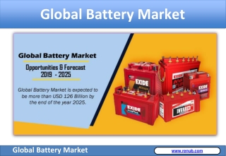 Global Battery Market by Transport Segments and Regions