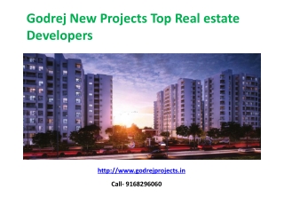 Godrej New Projects Top Real estate Developers