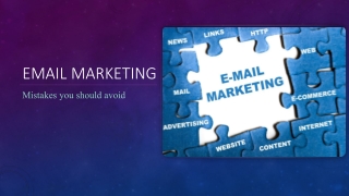 Email marketing campaign