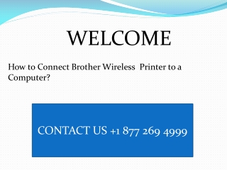 How to Connect Brother Wireless Printer to a Computer?