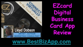 EZcard Digital Business Card App Review