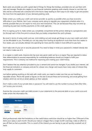 Fantastic Suggestions For Implementing A Pre-paid Credit Card
