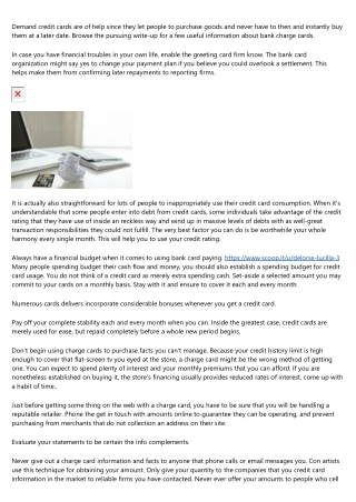 Bank Card Suggestions You Should Know About