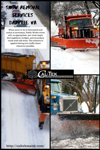 Snow Removal Services Danville VA