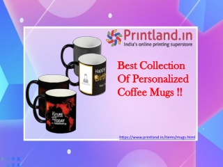 Get Personalized mugs online with custom printing