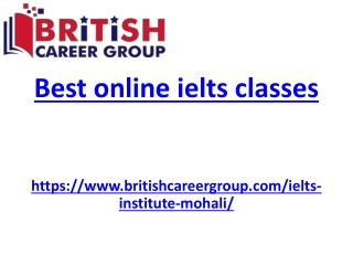 Best online ielts classes