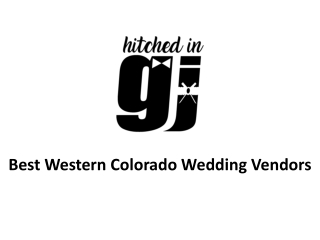 Best Western Colorado Wedding Vendors