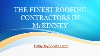 The Finest Roofing Contractors in Mckinney