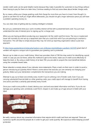 Very good Easy Methods To Handle Your Lender Charge cards