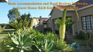 Book Accommodation and Read Reviews for Intaka Guest House B&B King Williams Town