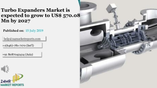 Turbo Expanders Market is expected to grow to US$ 570.08 Mn by 2027