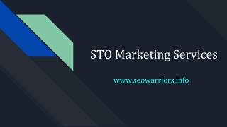 STO Marketing Services | STO Marketing Agency