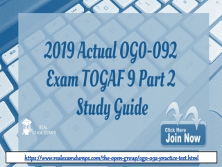 I Had An Incredible Experience With OG0-092 Dumps While Preparing For My The Open Group Exam