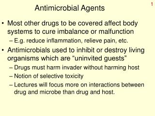 Antimicrobial Agents