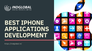 Best iphone applications development