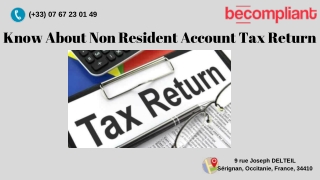 Know About Non Resident Account Tax Return