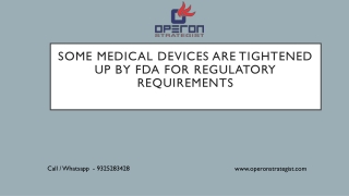 FDA 510(k) Submission Consultation and Approval | operon strategist