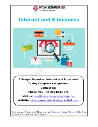 Internet and E-business