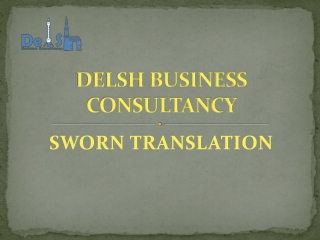 Sworn Translation in Delhi - 9999933921