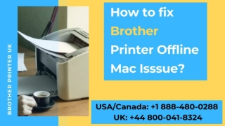Brother Printer Offline Mac | Toll-free 44-800-041-8324