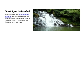 Travel Agent In Guwahati