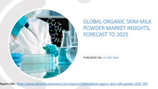 Global Organic Skim Milk Powder Market Insights, Forecast to 2025