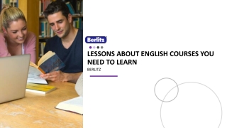 Lessons About English Courses You Need To Learn