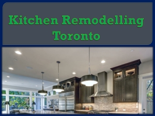 Kitchen Remodelling Toronto