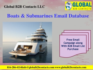 Boats & Submarines Email Database