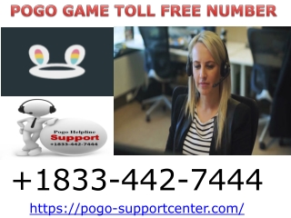1833-442-7444 Pogo Game Customer Service|Pogo Help
