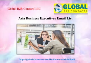 Asia Business Executives Email List