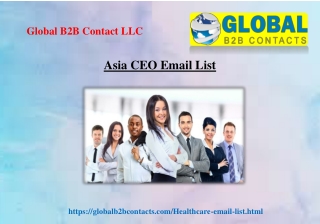 Asia CEO Email List