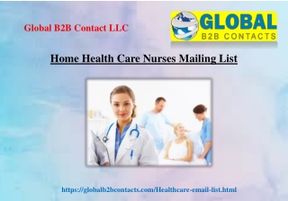 Home Health Care Nurses Mailing List