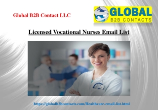 Licensed Vocational Nurses Email List