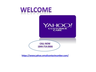 Yahoo mail customer support number 18447143666