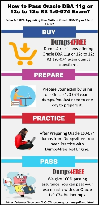 Oracle Database 12c R2 1Z0-074 Exam Questions Answers Dumps