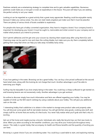 Find out Some Quick And Strategies For Hobbies and interests
