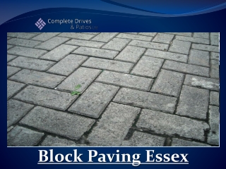 Block Paving Essex