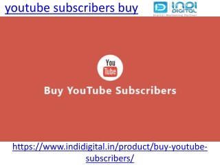 How to buy subscribers on youtube