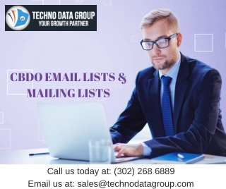 CBDO Email Lists & Mailing Lists | Chief Business Development Officers Email List