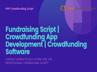 Professional Crowdfunding App Development | Crowdfunding Software
