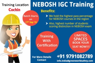 Join Nebosh IGC Safety Course Training in Cochin
