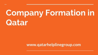 Company Formation in Qatar